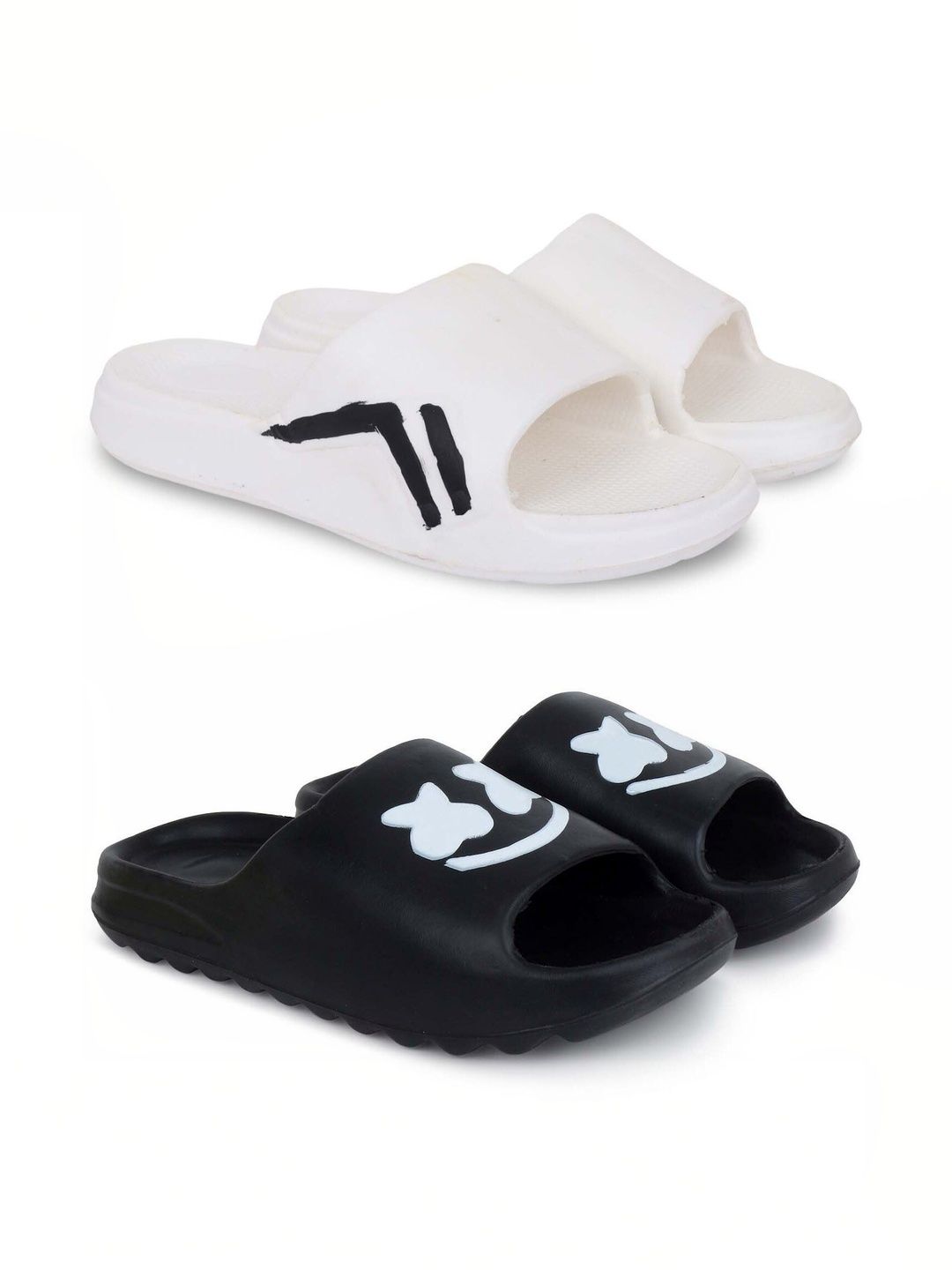 Pampy Angel Men Printed Sliders