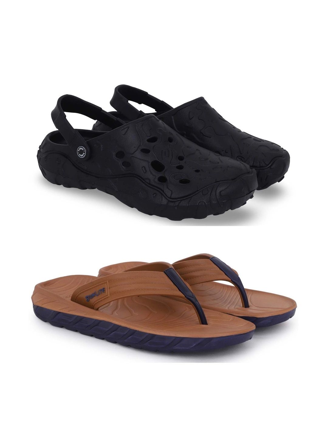 Pampy Angel Men Set Of 2 Thong Flip-Flops