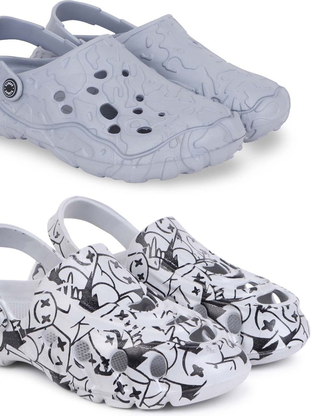 Pampy Angel Men Printed Clogs