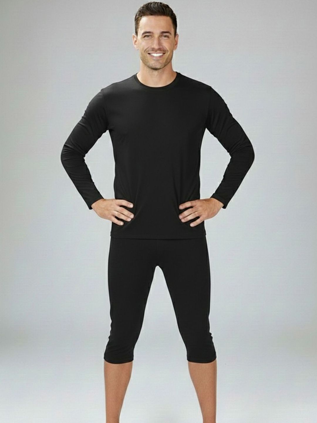 Aqua Holic Round Neck Swimwear Set
