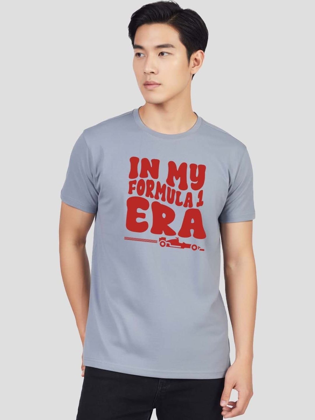 Greylongg Men Typography Printed T-shirt