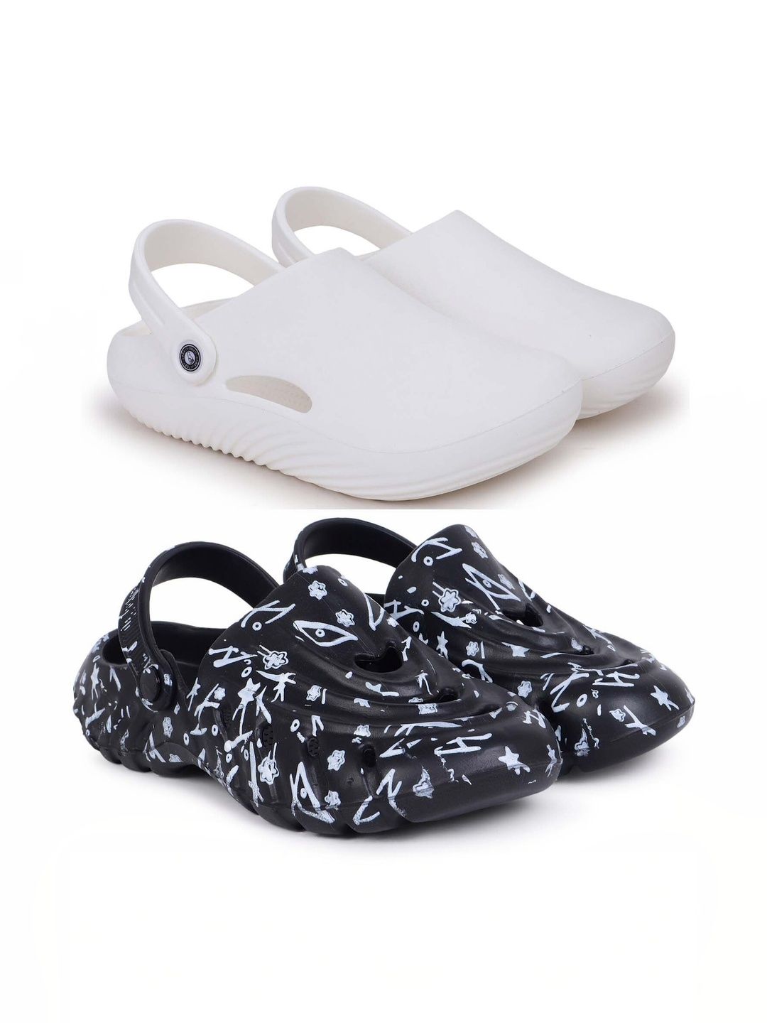 KAPYANSH Men Printed Clogs