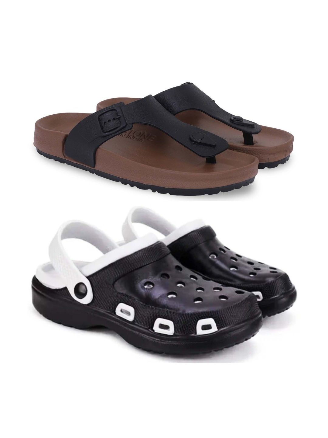 KAPYANSH Men Set Of 2 Thong Flip-Flops
