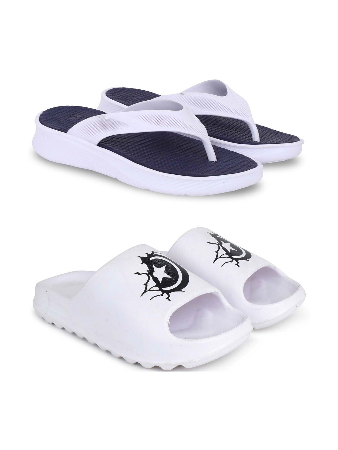 Pampy Angel Men Set Of 2 Thong Flip-Flops
