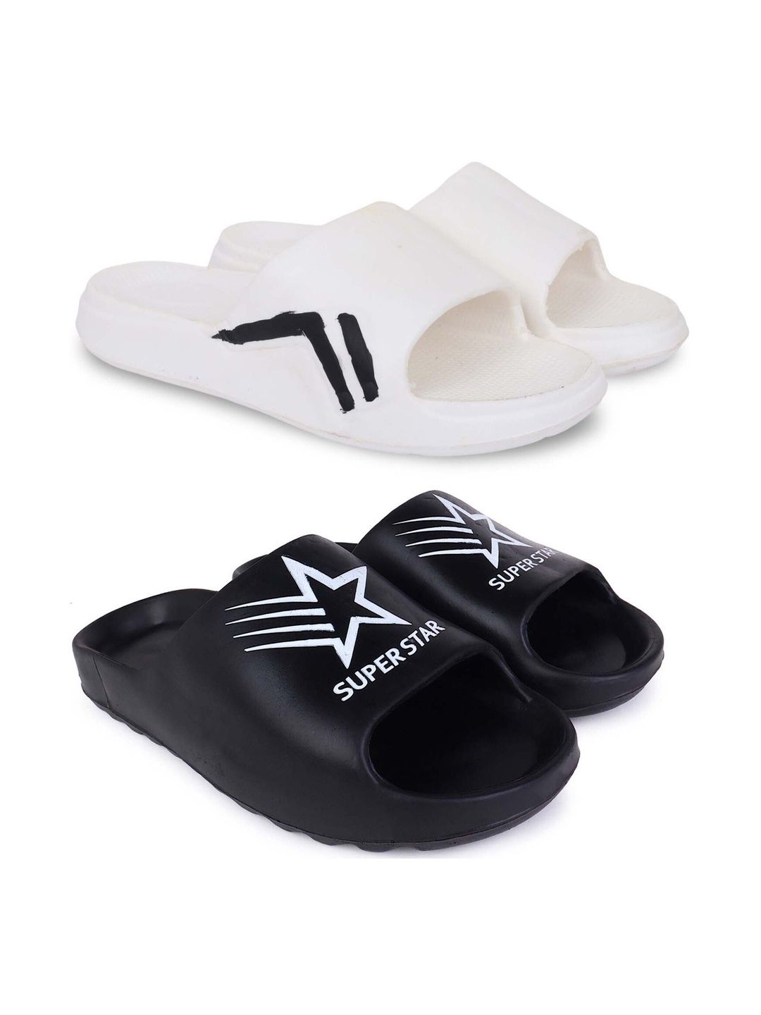 Pampy Angel Men Printed Sliders