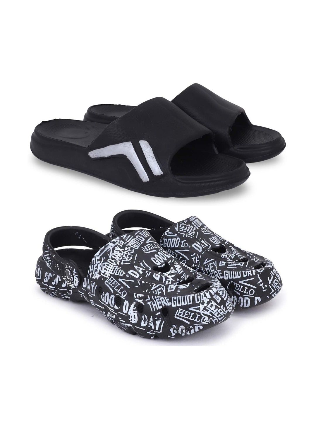Pampy Angel Men Printed Clogs