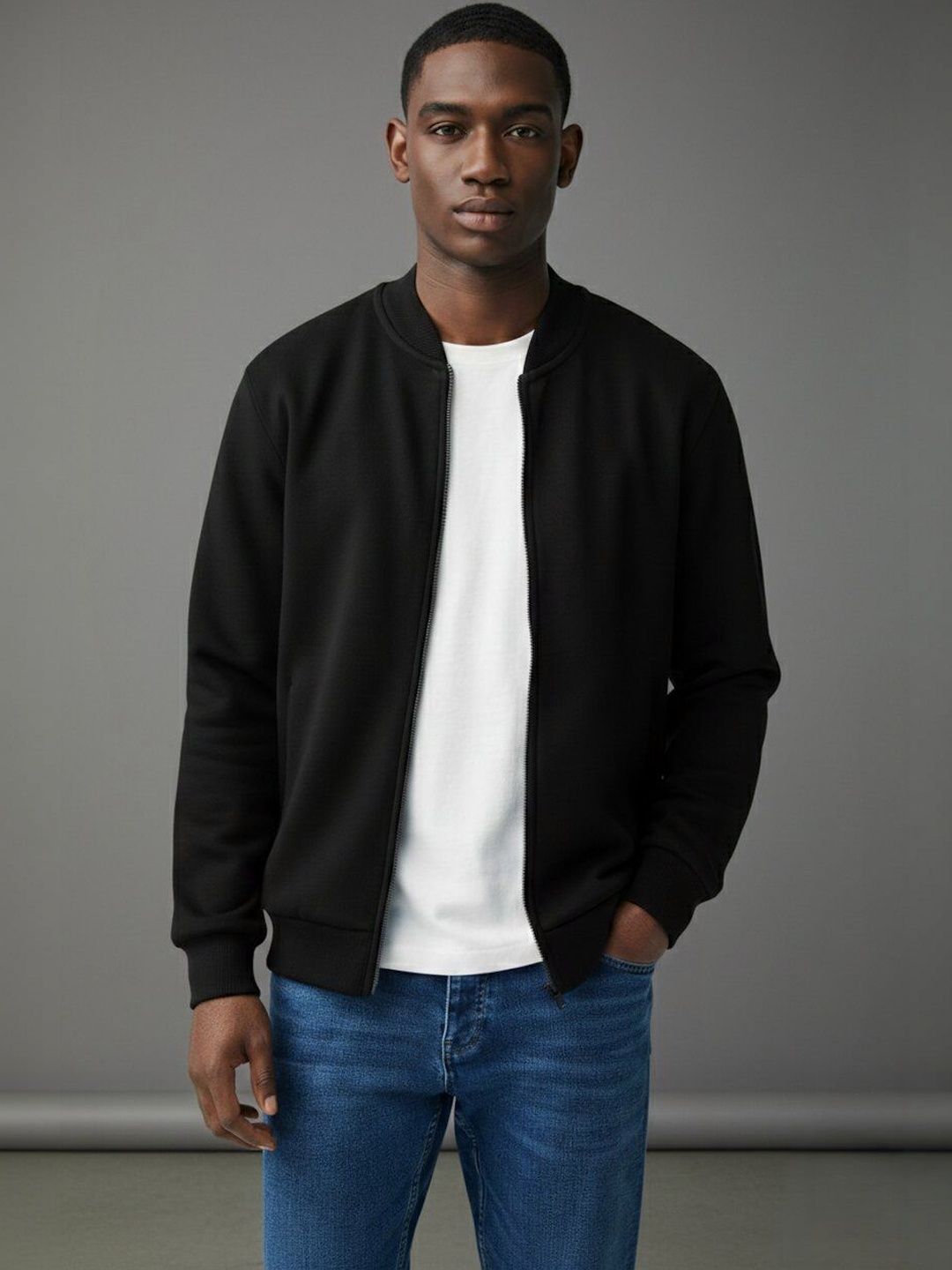 Besick Men Lightweight Bomber Jacket