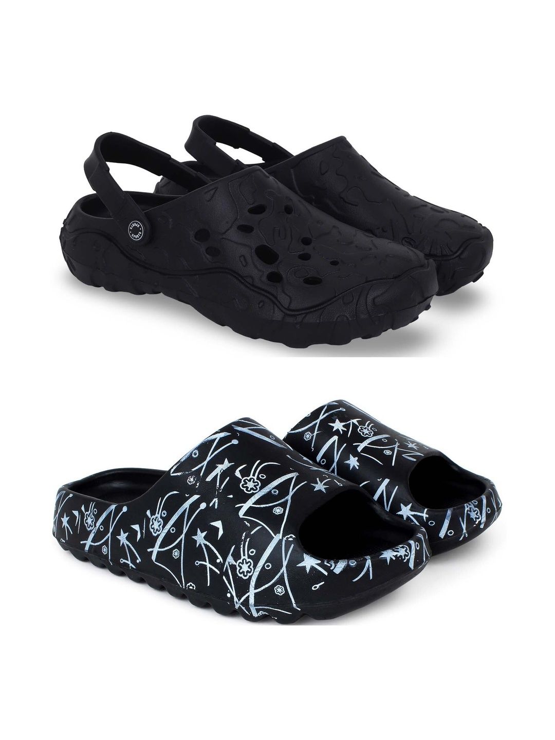 Pampy Angel Men Printed Clogs