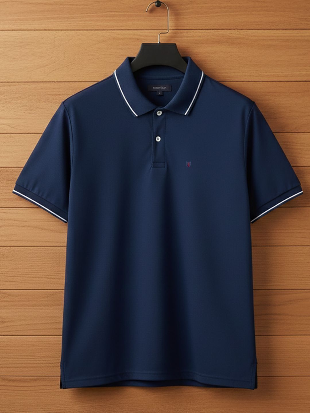 GENZA Men Polo Collar T-shirt