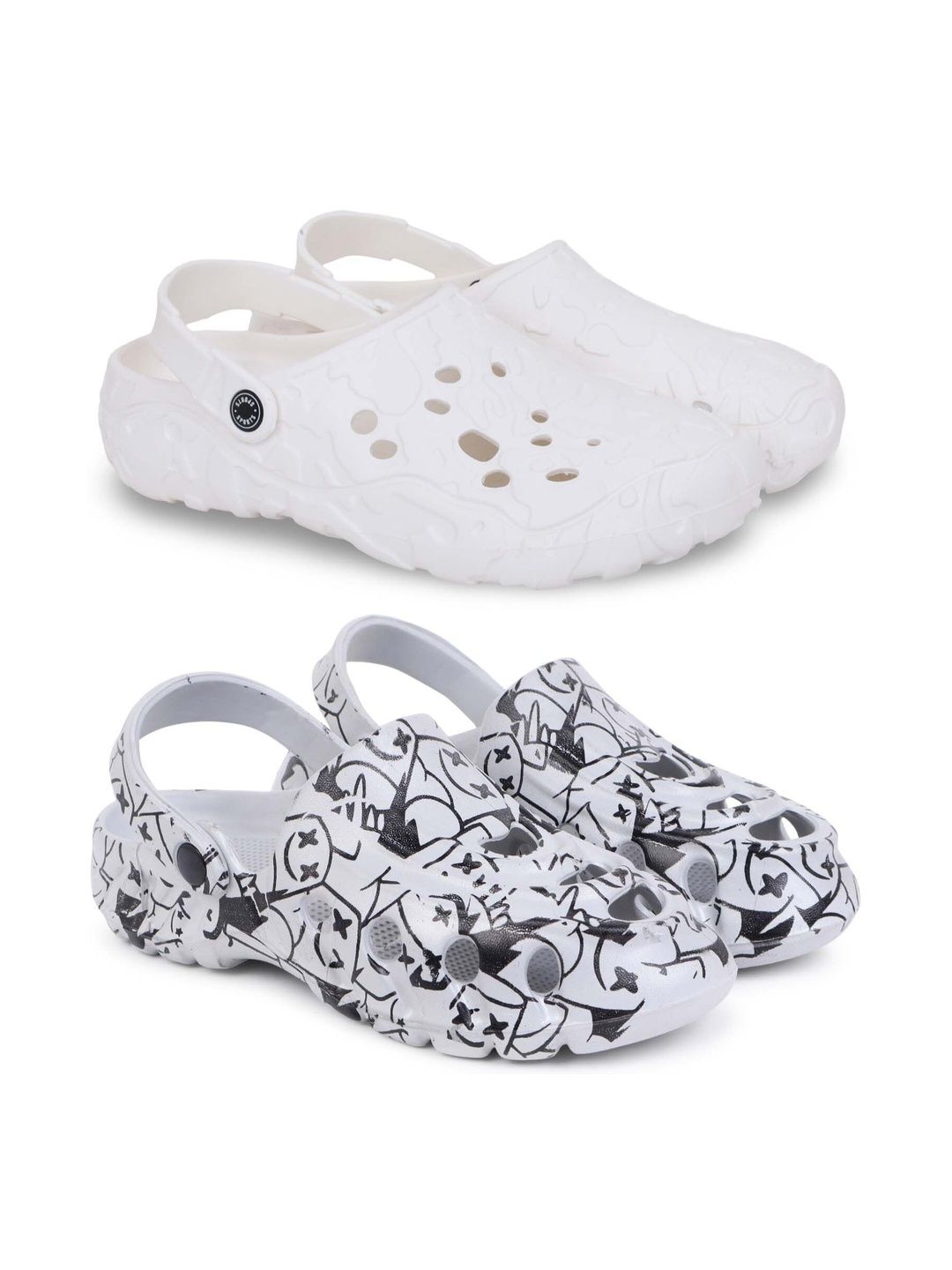 Pampy Angel Men Printed Clogs