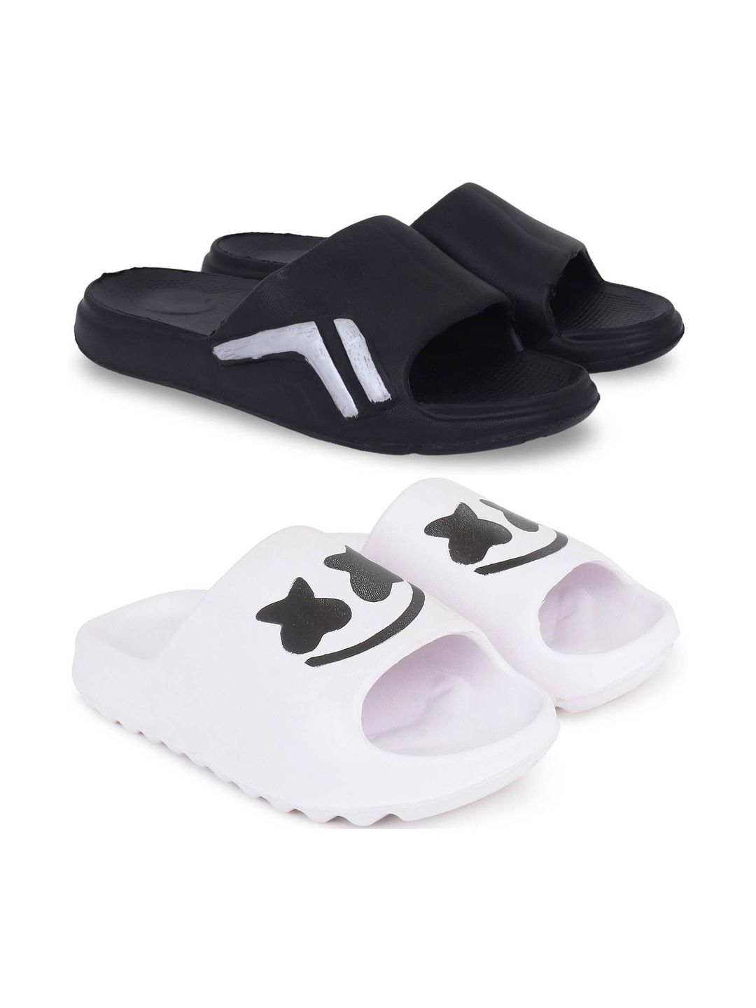 Pampy Angel Men Printed Sliders