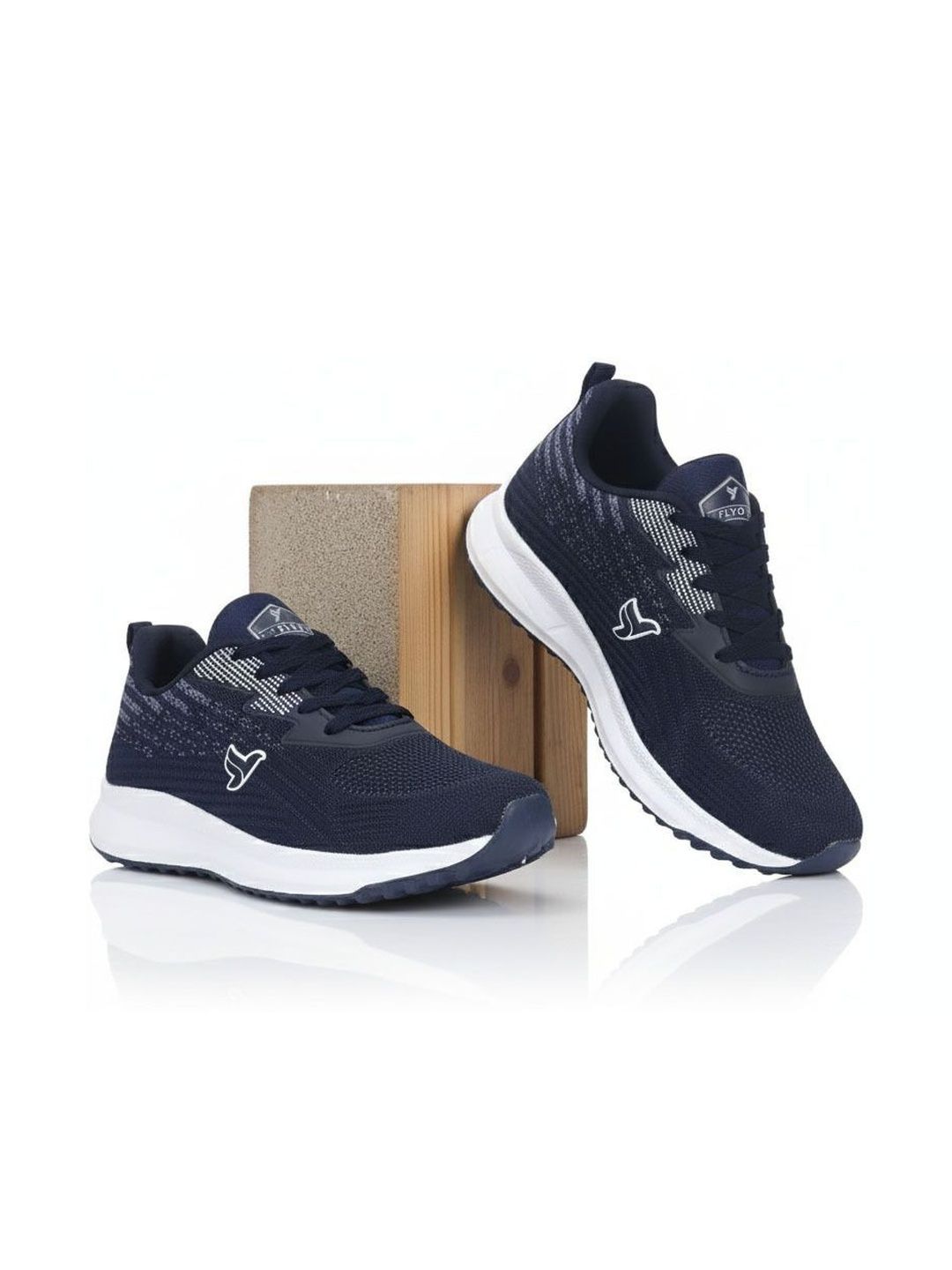 FLYO Men Mesh Running Non-Marking Shoes
