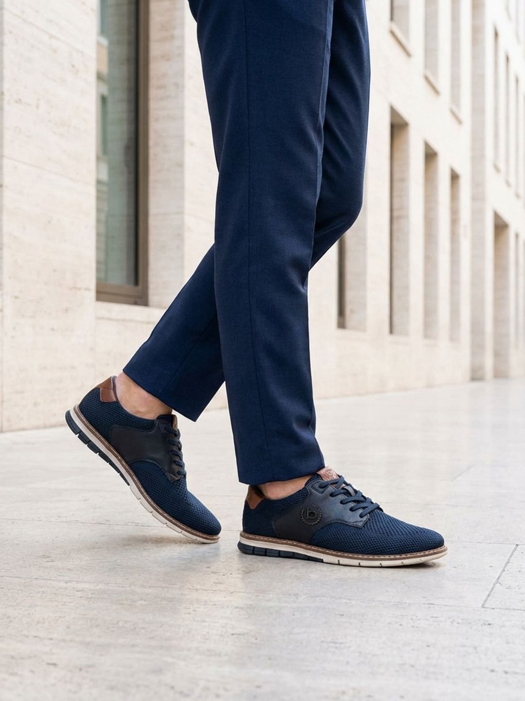 Bugatti Bugatti Men Navy Blue Sneakers Casual Shoes