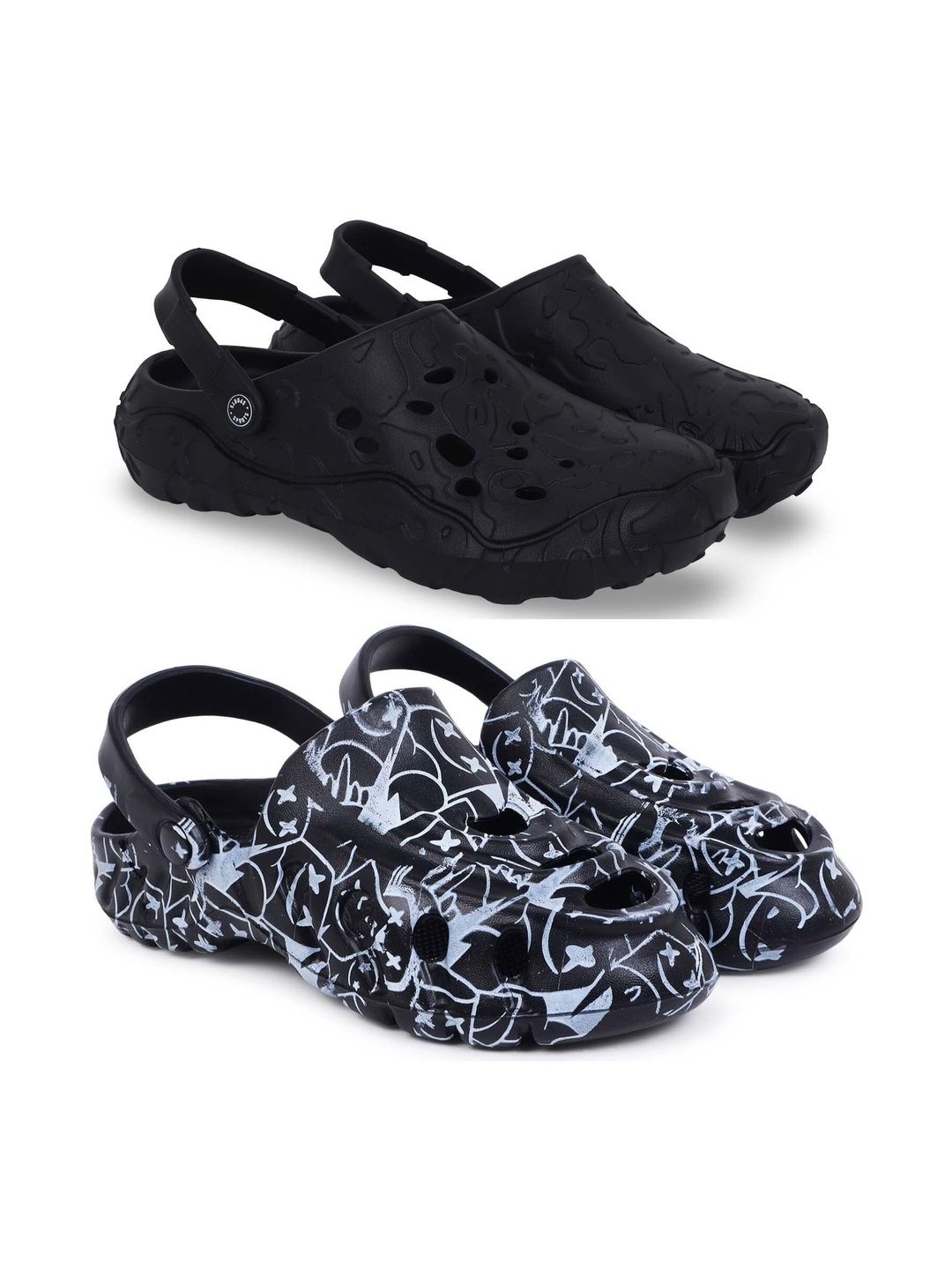 Pampy Angel Men Printed Clogs