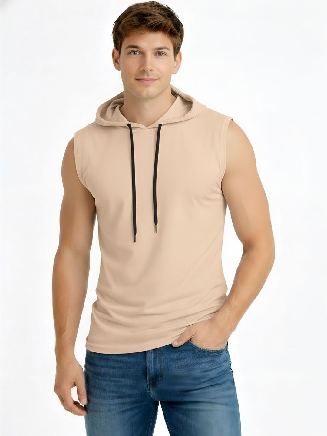 TEEFOX Men Hooded T-shirt
