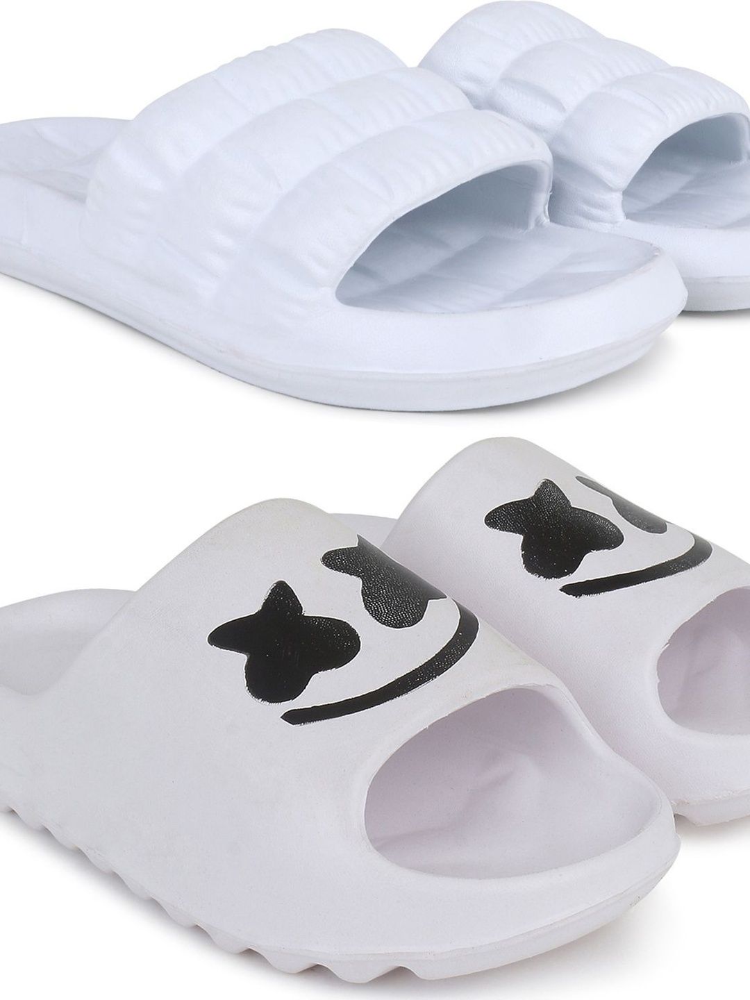 KAPYANSH Men Printed Sliders