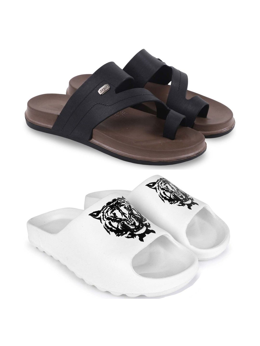 Pampy Angel Men Set Of 2 Printed Slip-On