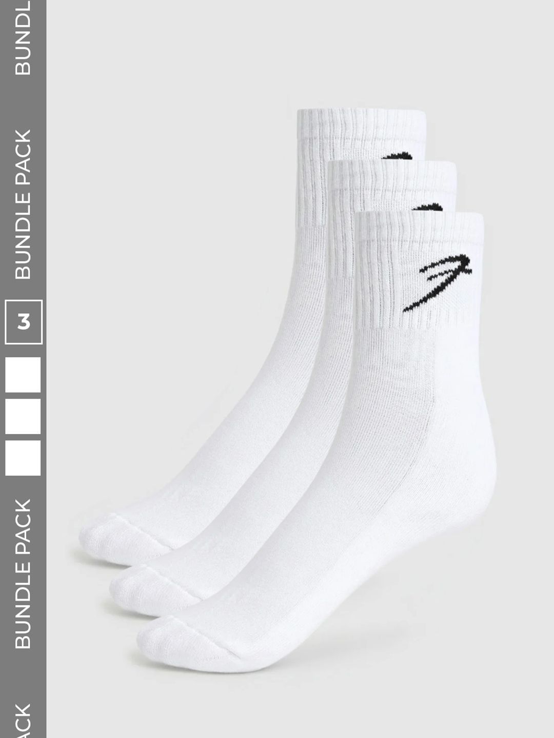 FUAARK Men Pack of 3 Cotton Blend Above Ankle Socks