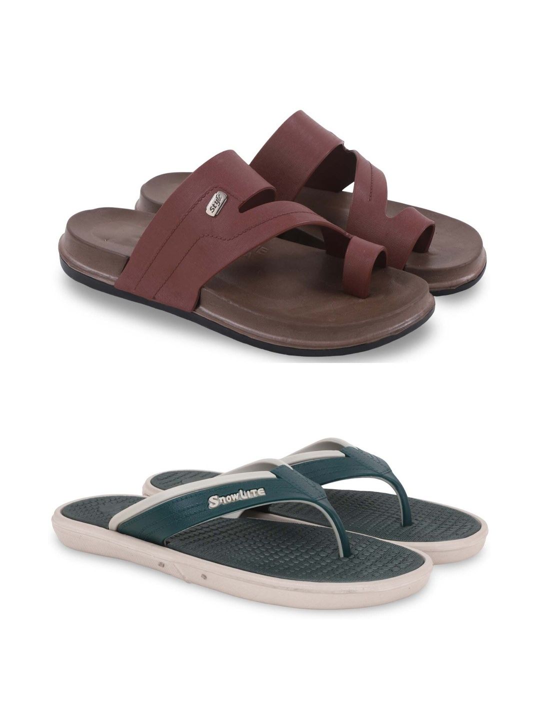 Pampy Angel Men Set Of 2 Thong Flip-Flops