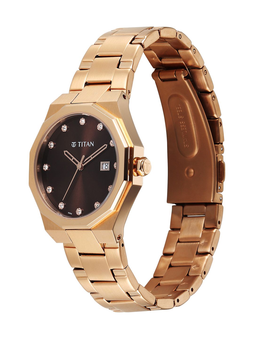 Radiance Brown Dial Quartz Analog Watch - 95376WM01