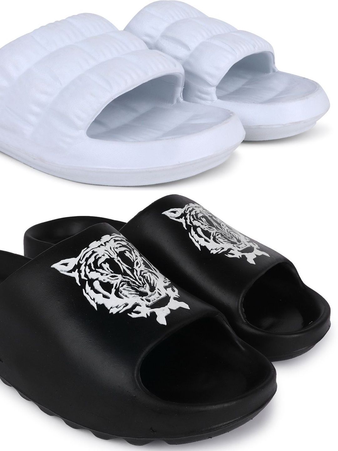 Pampy Angel Men Printed Sliders