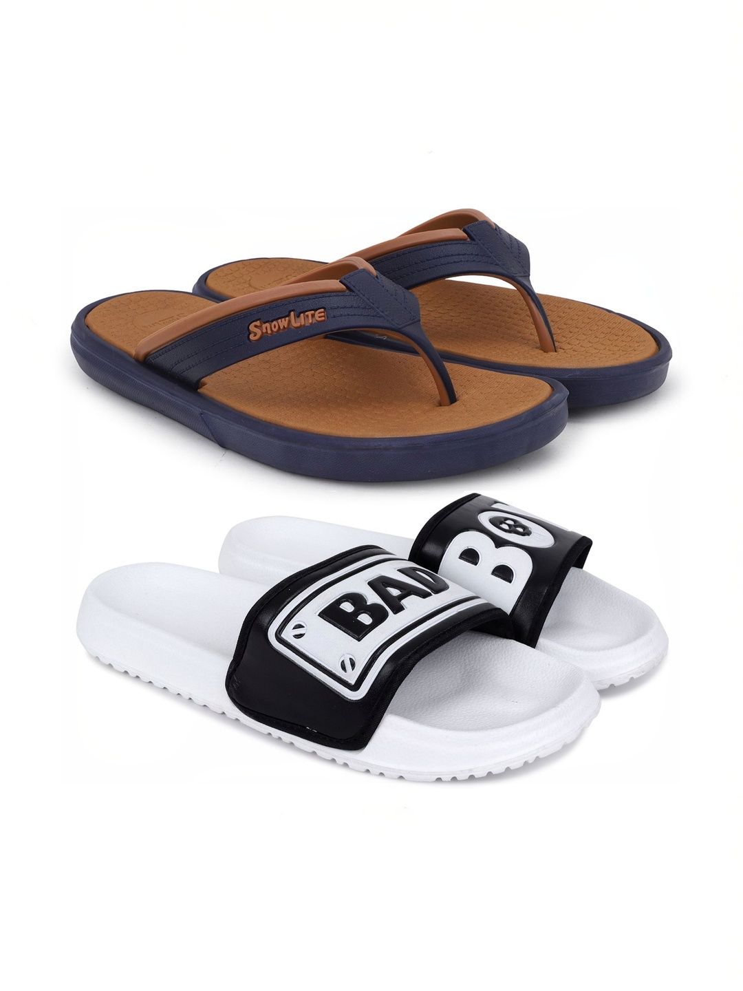 KAPYANSH Men Set Of 2 Thong Flip-Flops