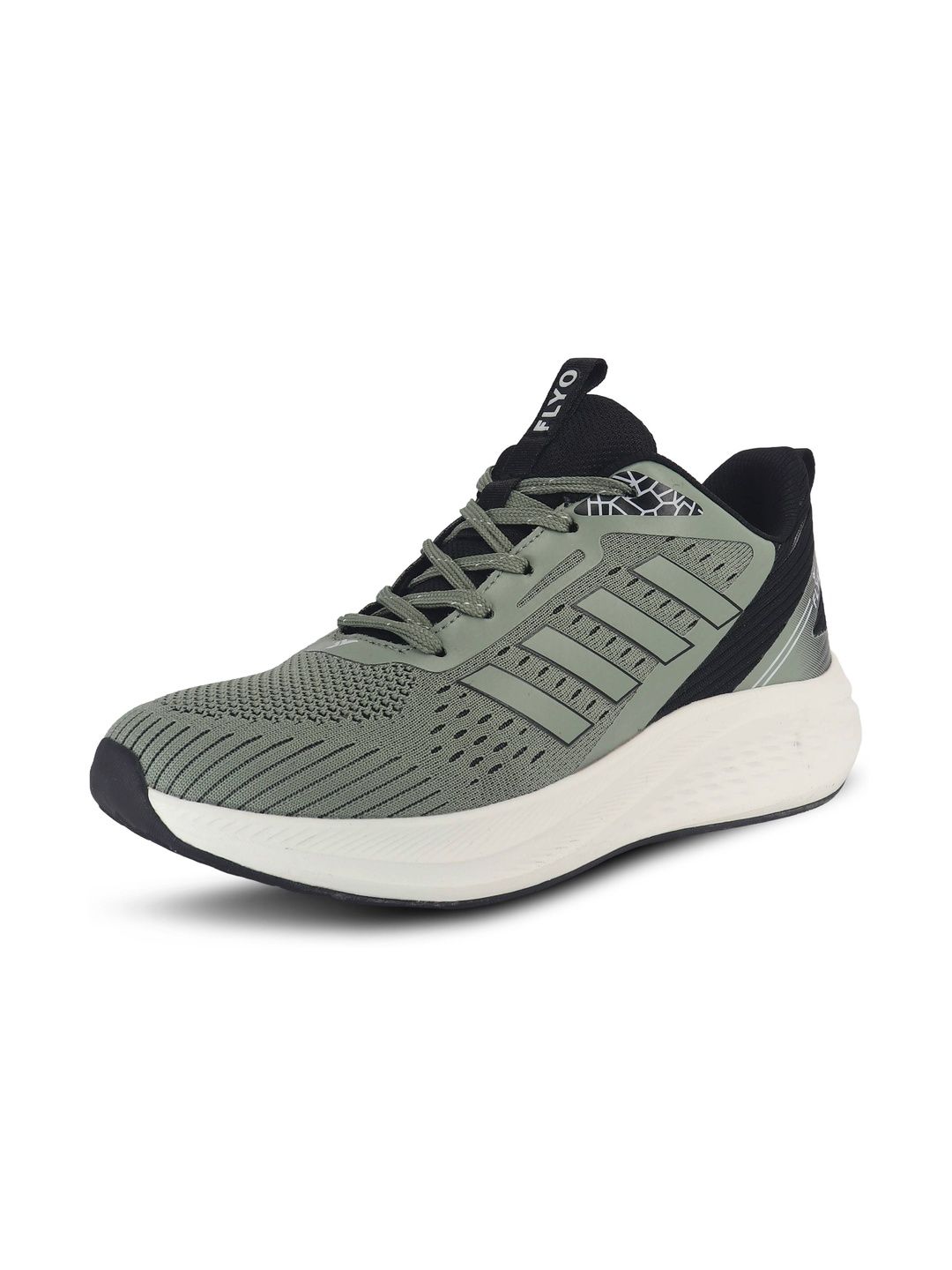 FLYO Men Mesh Running Non-Marking Shoes