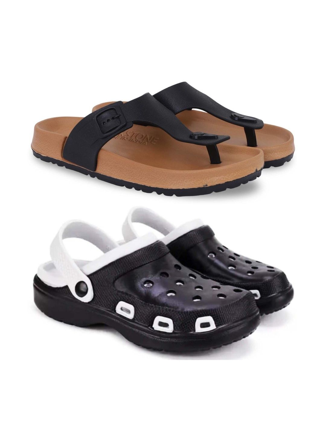 KAPYANSH Men Set Of 2 Clogs