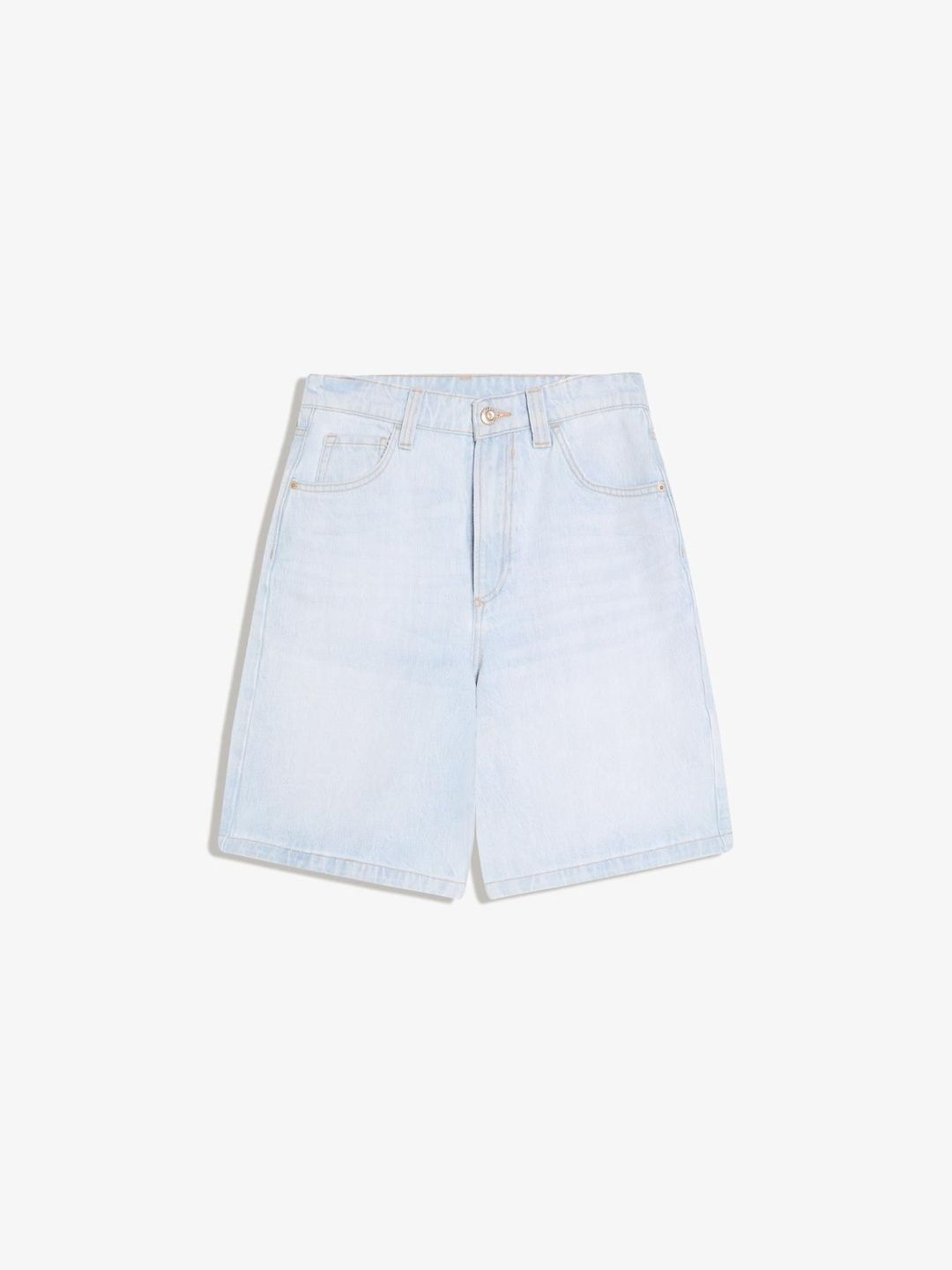 Baggy denim shorts