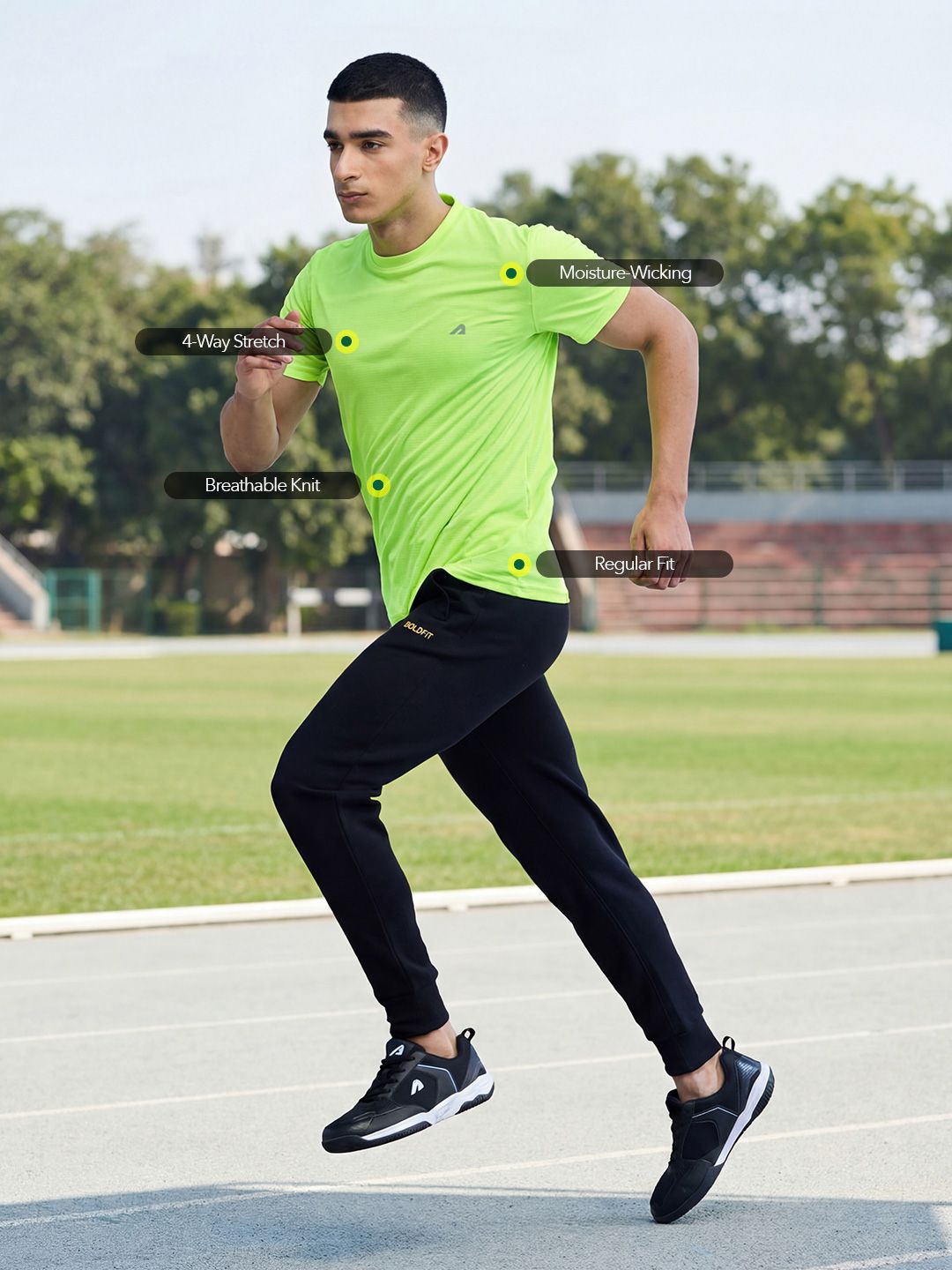 BOLDFIT Rapid Dry Anti Odour Tshirt