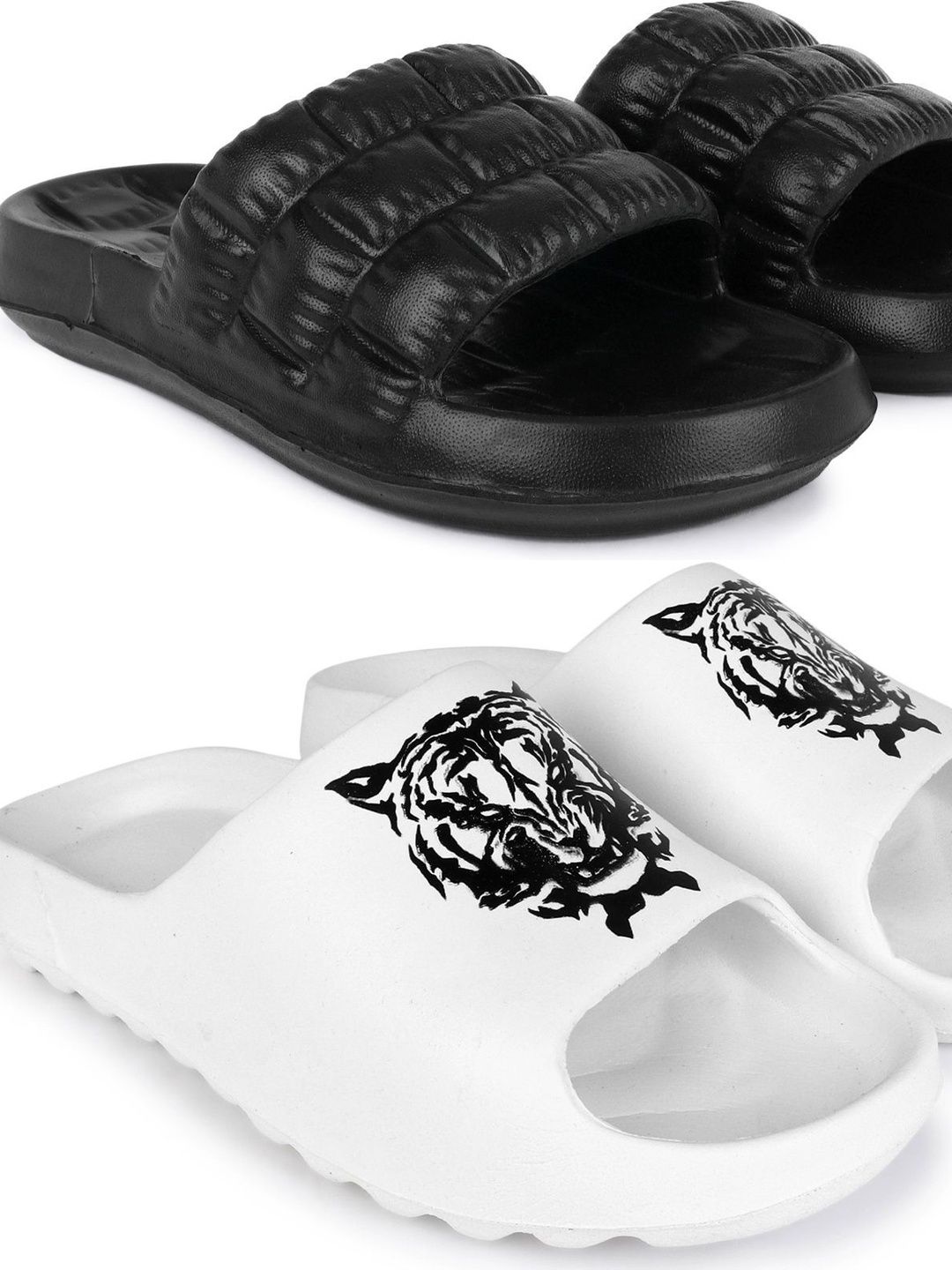 Pampy Angel Men Printed Sliders