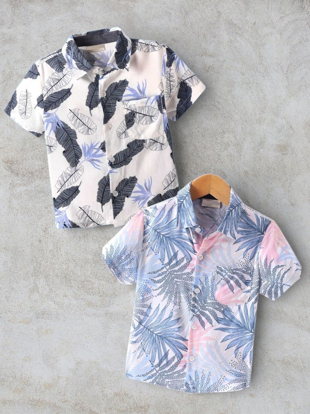 DUTT CREATION Boys Classic Floral Printed Casual Shirt