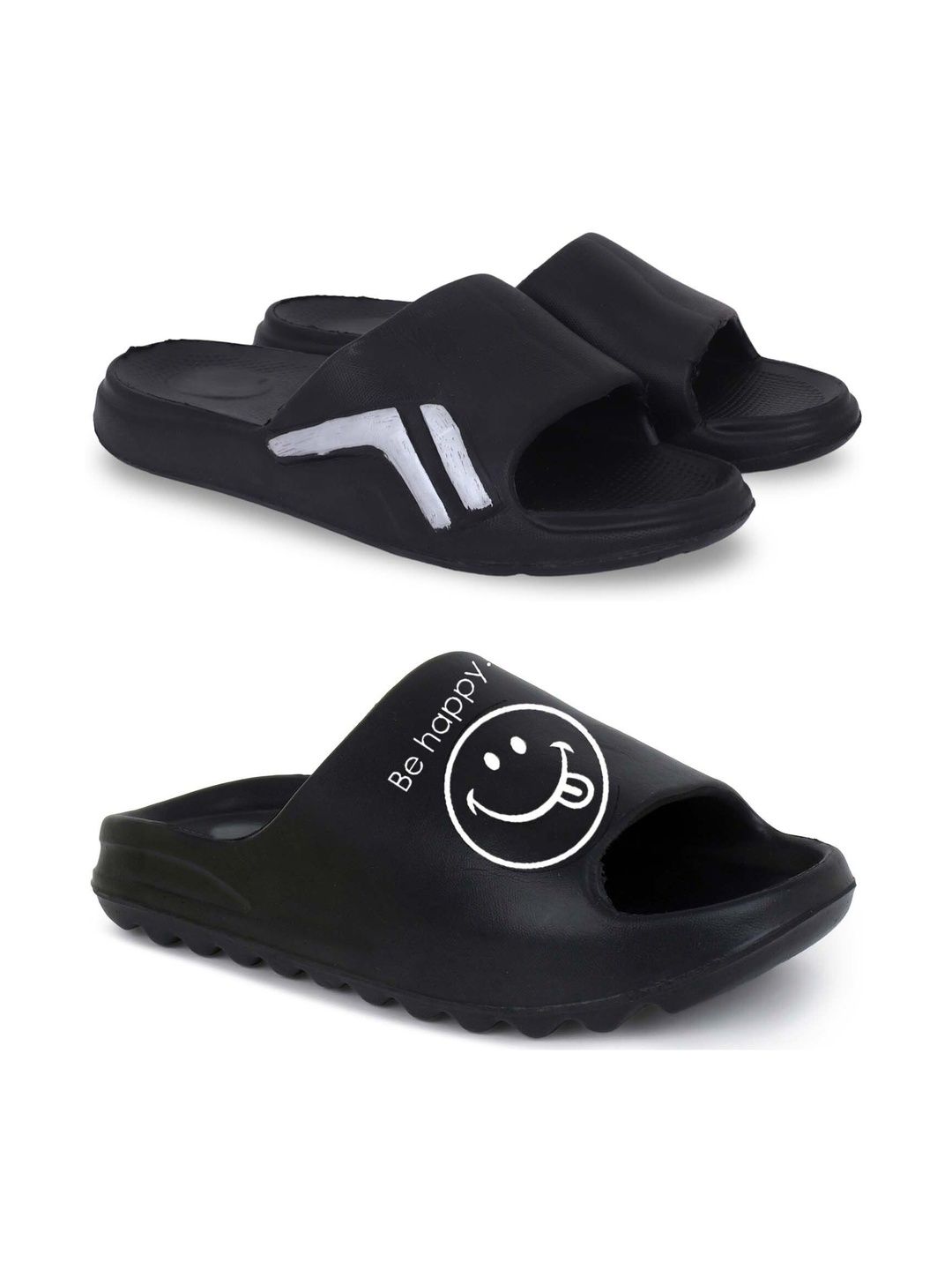 Pampy Angel Men Printed Sliders