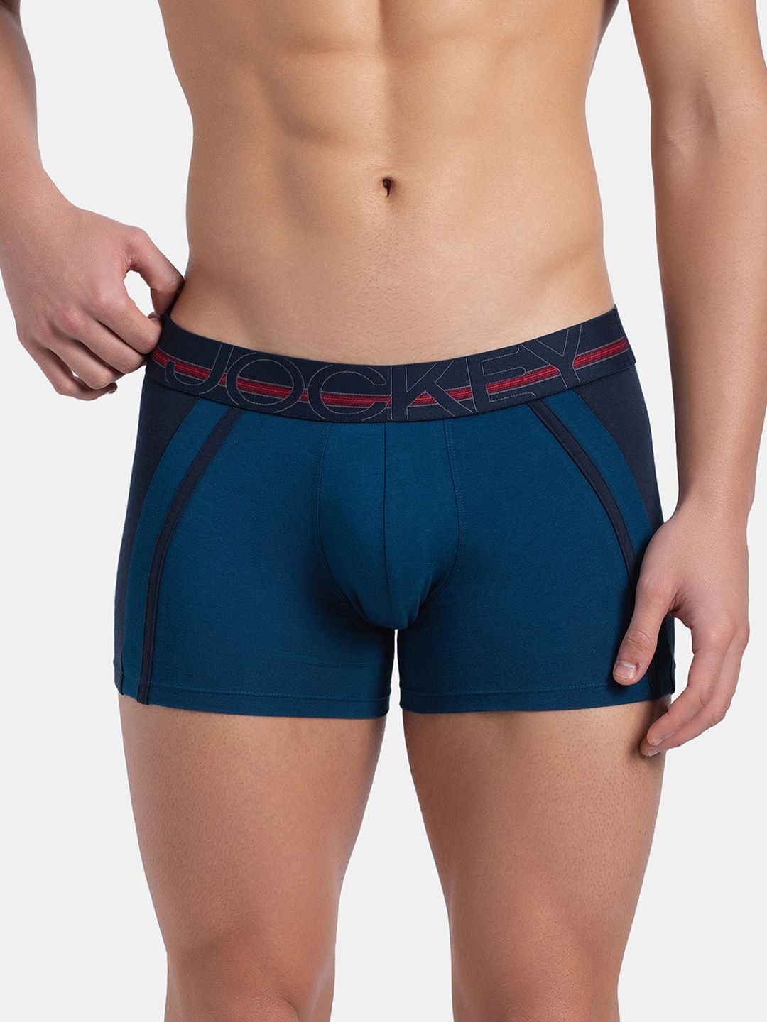 Jockey Super Combed Cotton Stretch Solid Trunk with Ultrasoft Waistband-US21