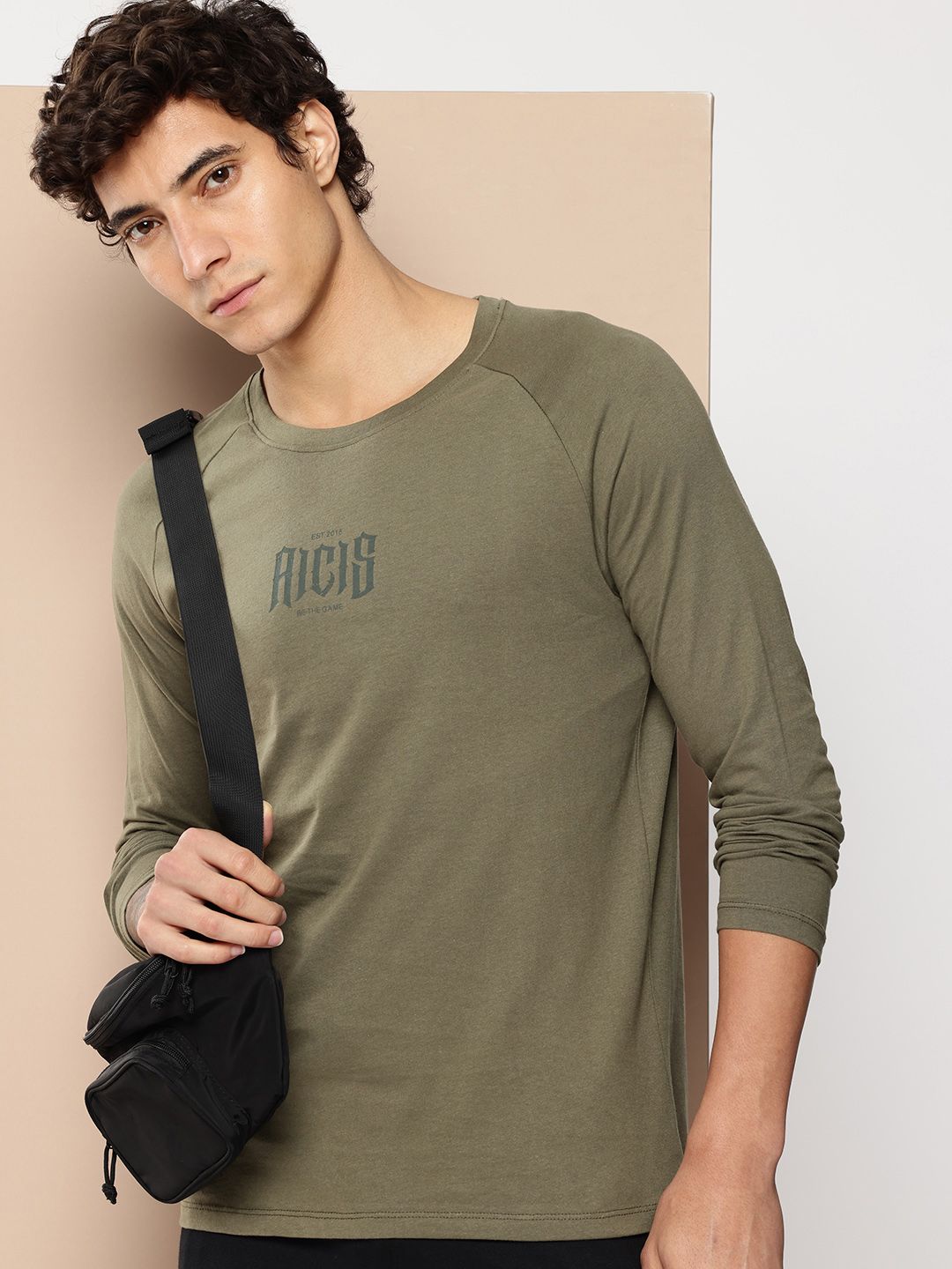 Alcis Brand Logo Printed T-shirt