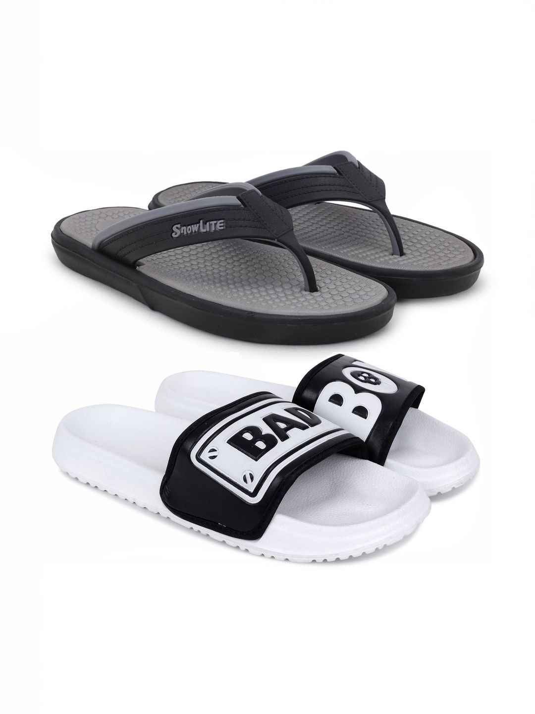 KAPYANSH Men Set Of 2 Printed Slip-On