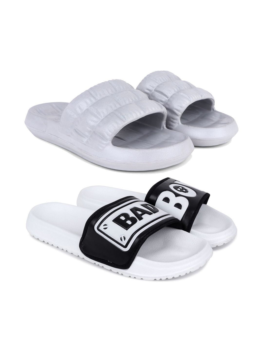 KAPYANSH Men Printed Sliders