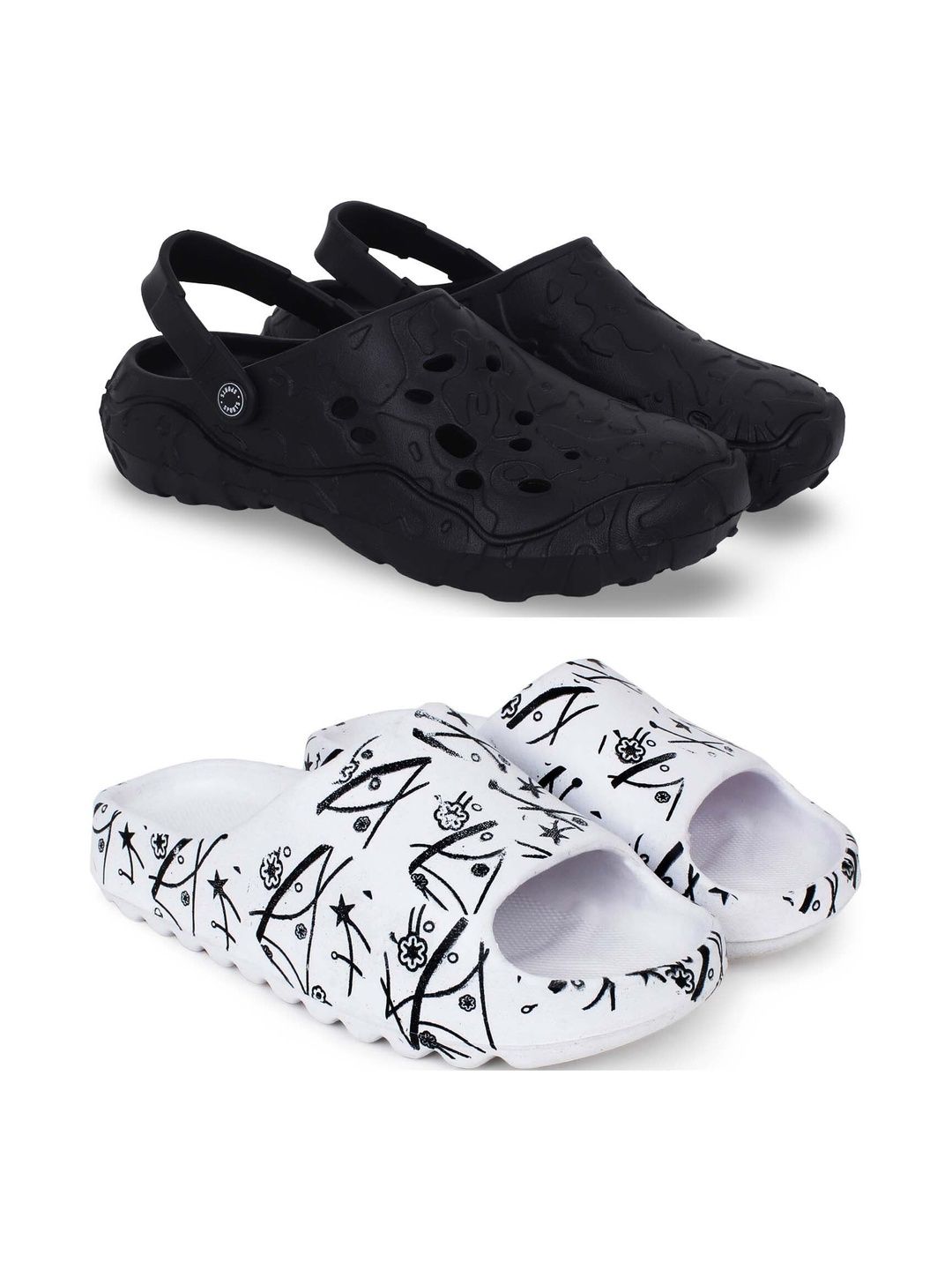 Pampy Angel Men Printed Clogs