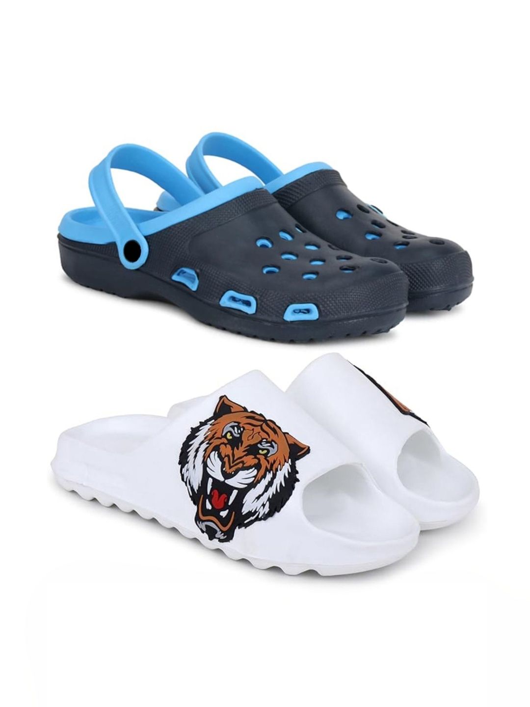 KAPYANSH Men Printed Clogs