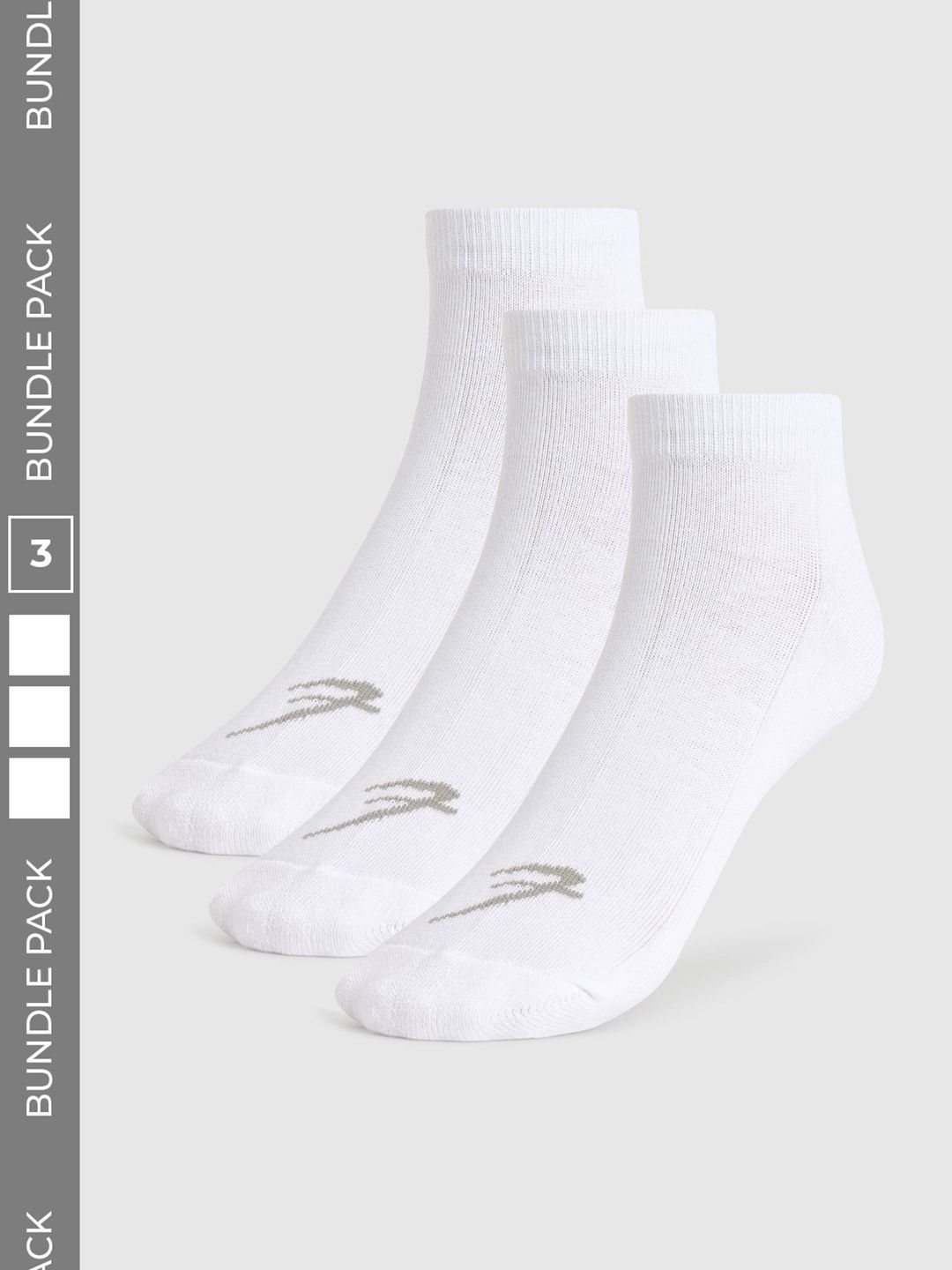 FUAARK Men Pack of 3 Cotton Blend Ankle Length Socks