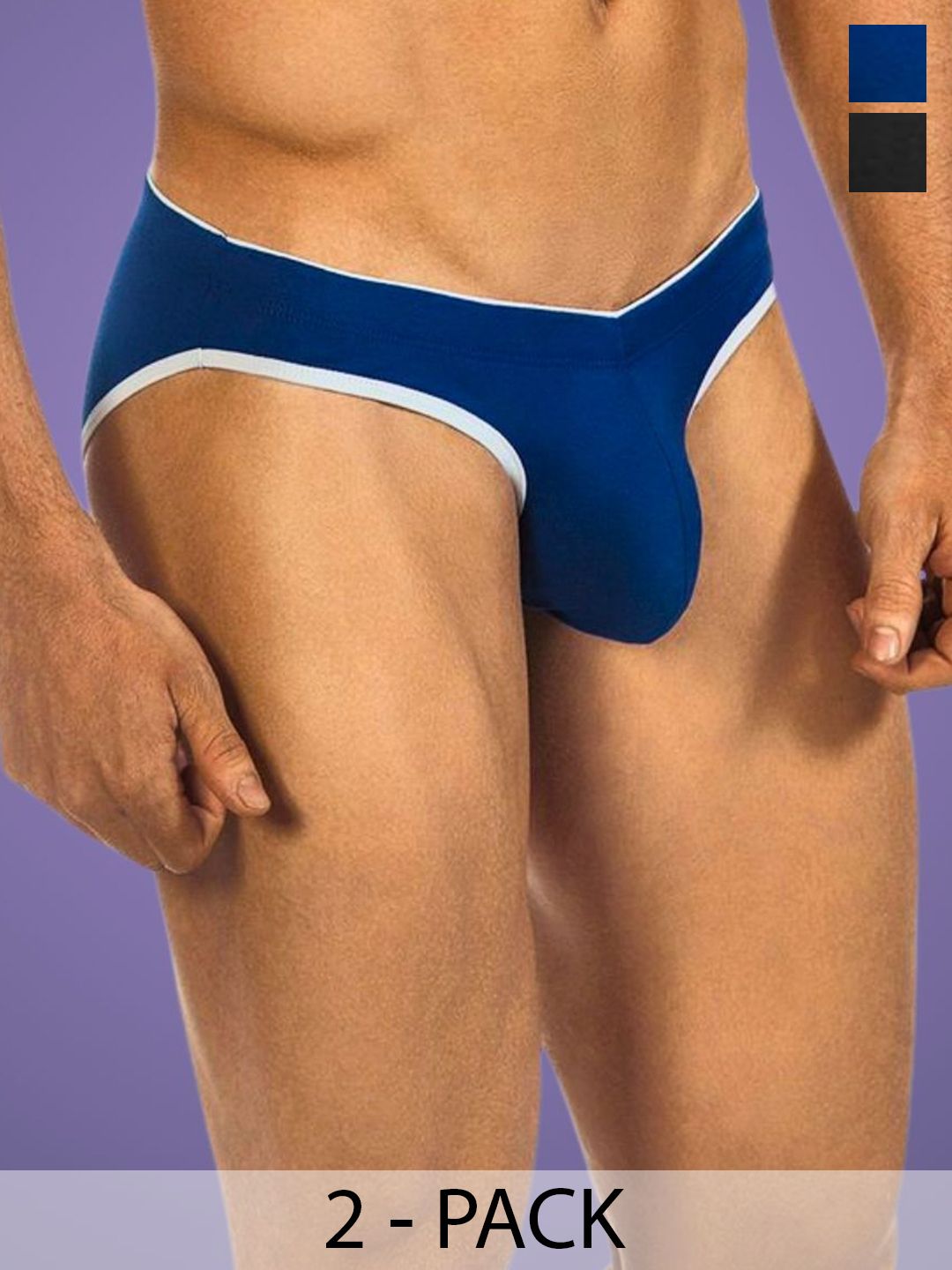 Muquam Men Pack of 2 Anti Bacterial Bikini