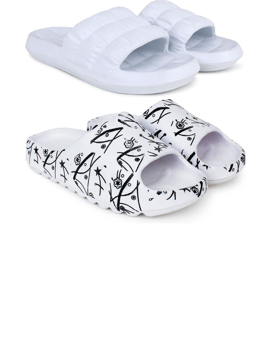 Pampy Angel Men Printed Sliders