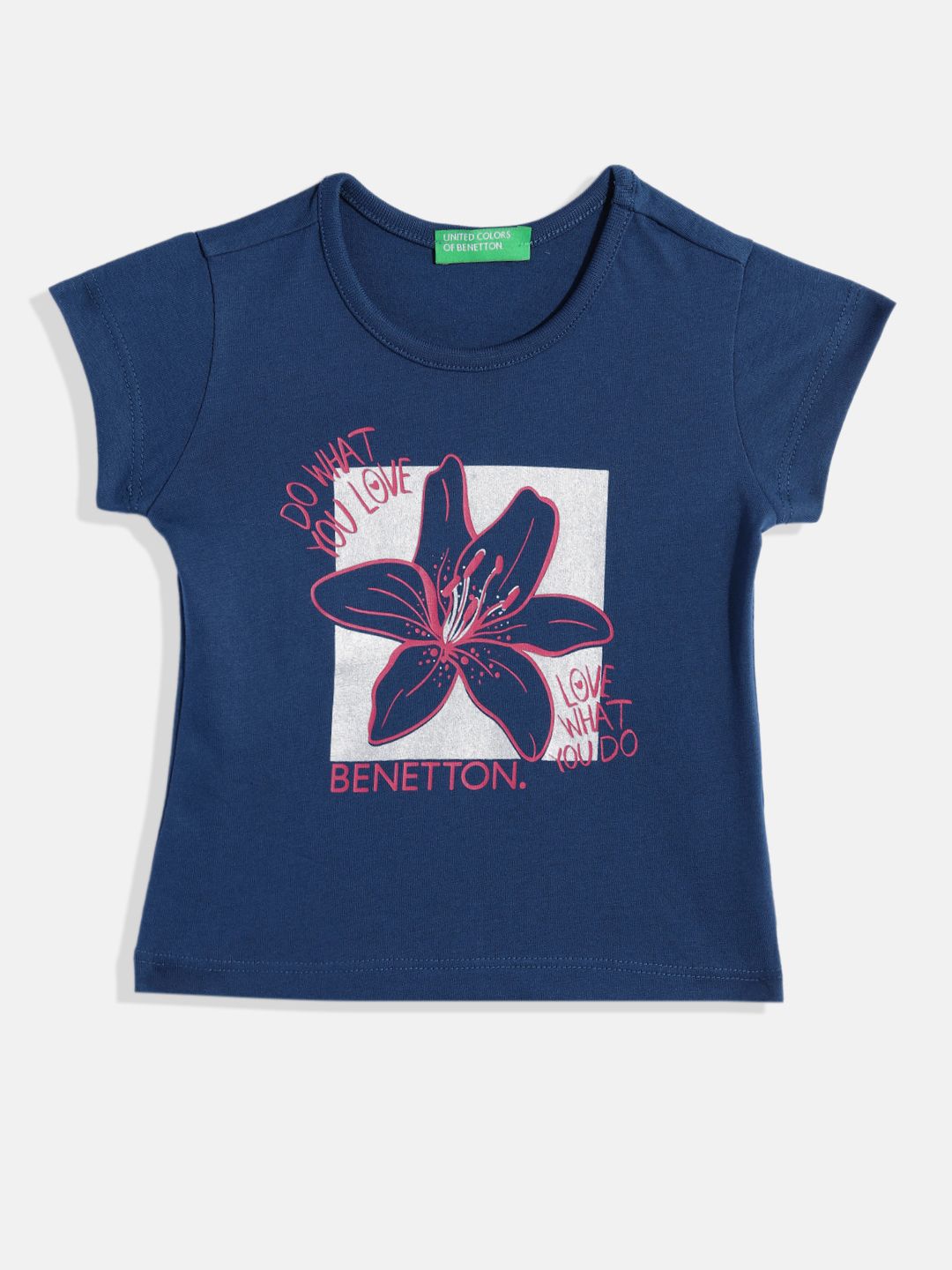 United Colors of Benetton Girls Graphic Printed T-shirt