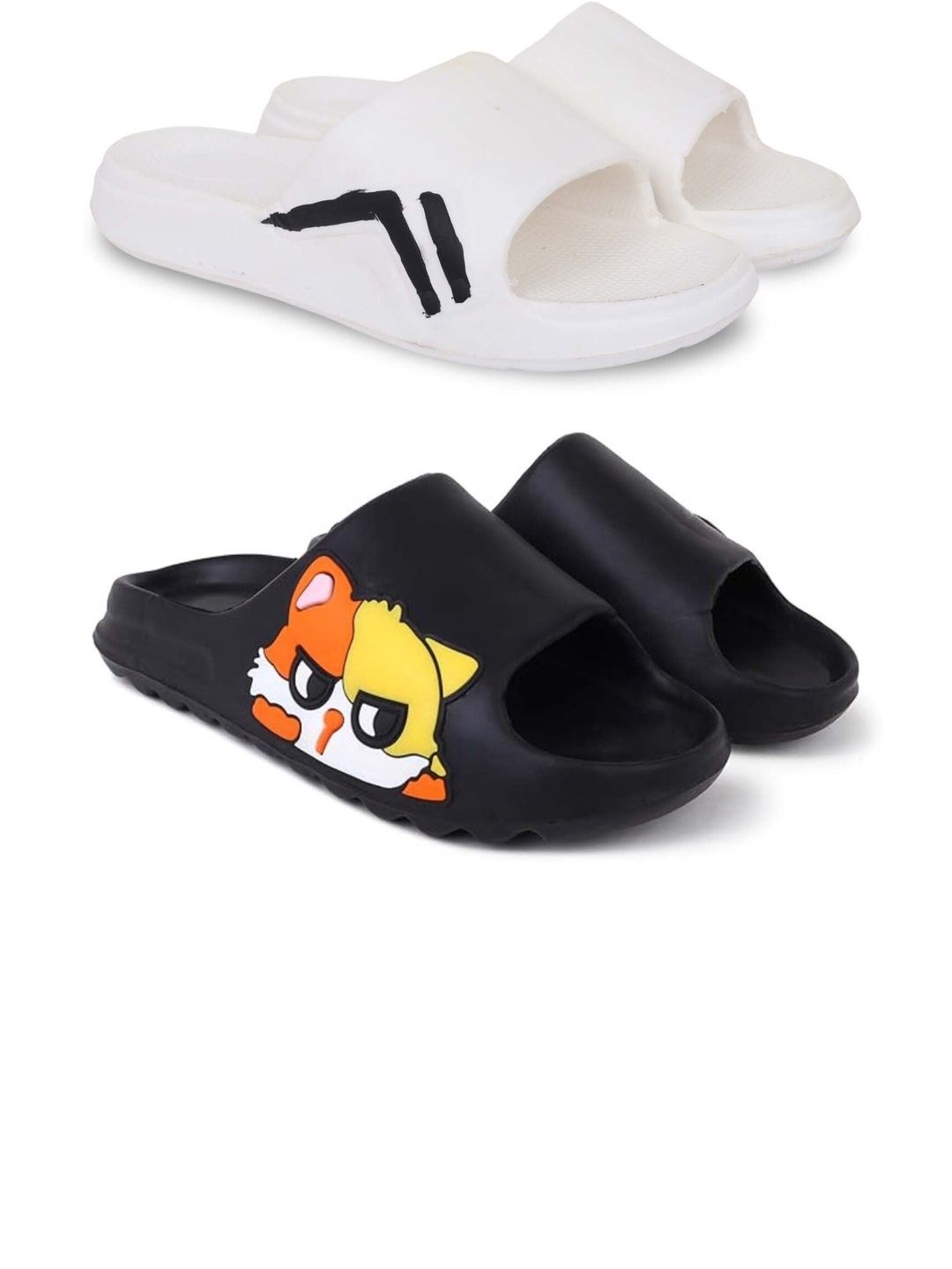 Pampy Angel Men Printed Sliders