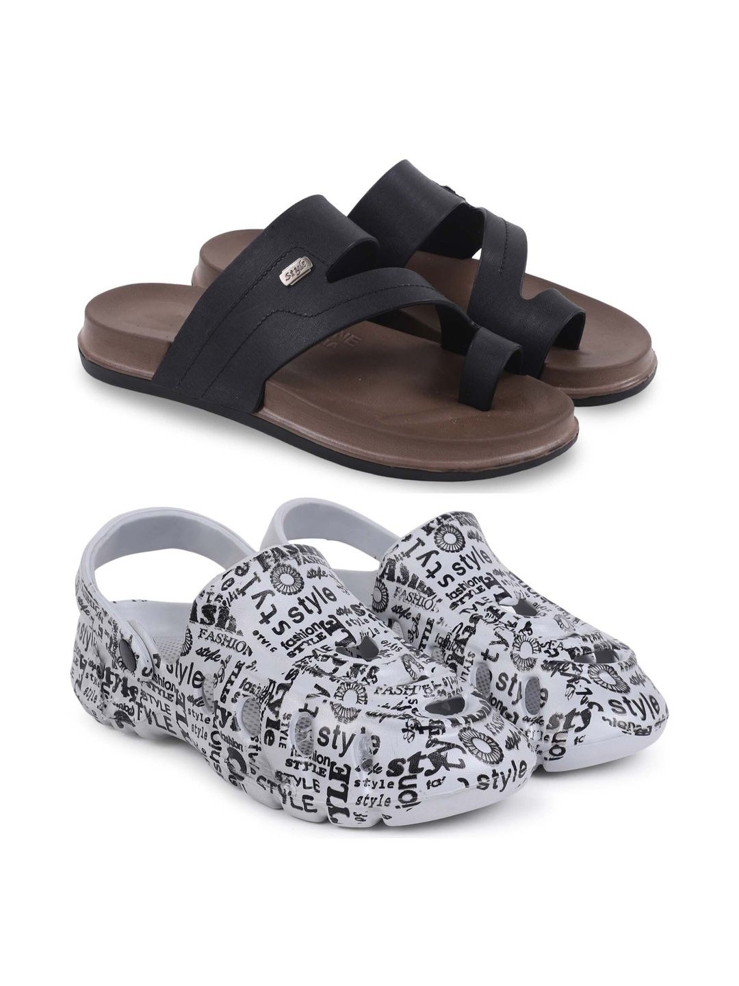 KAPYANSH Men Printed Clogs