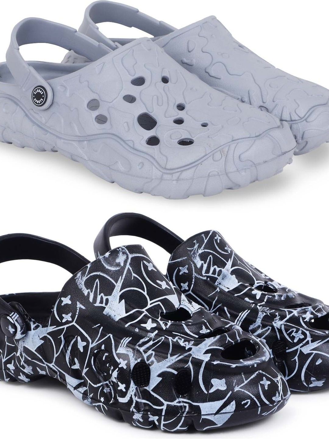 Pampy Angel Men Printed Clogs
