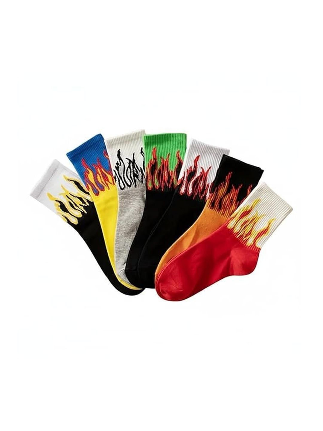 OGIMI- Ohh Give me Unisex Pack of 7 Cotton Calf Length Socks