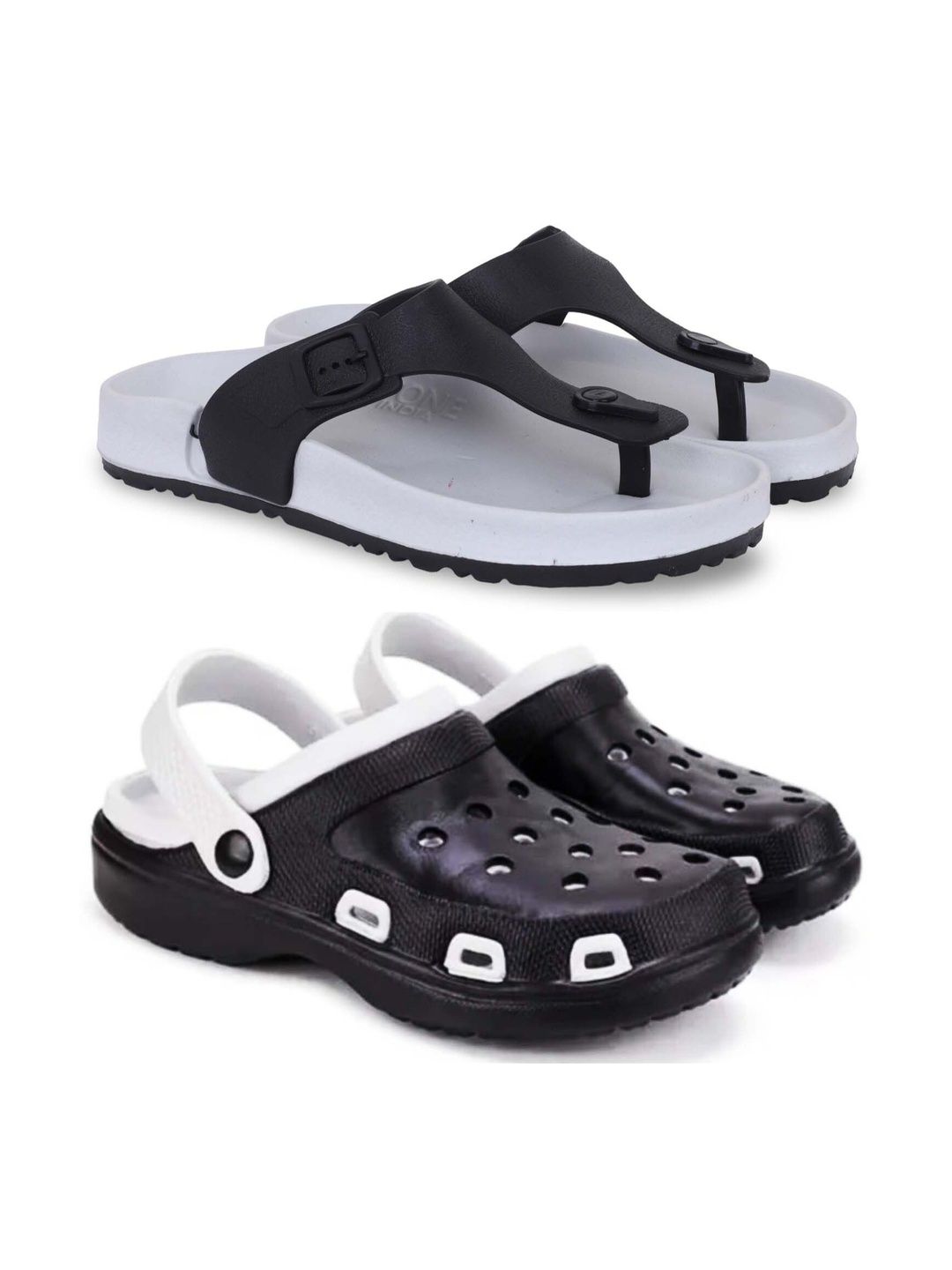 KAPYANSH Men Set Of 2 Clogs