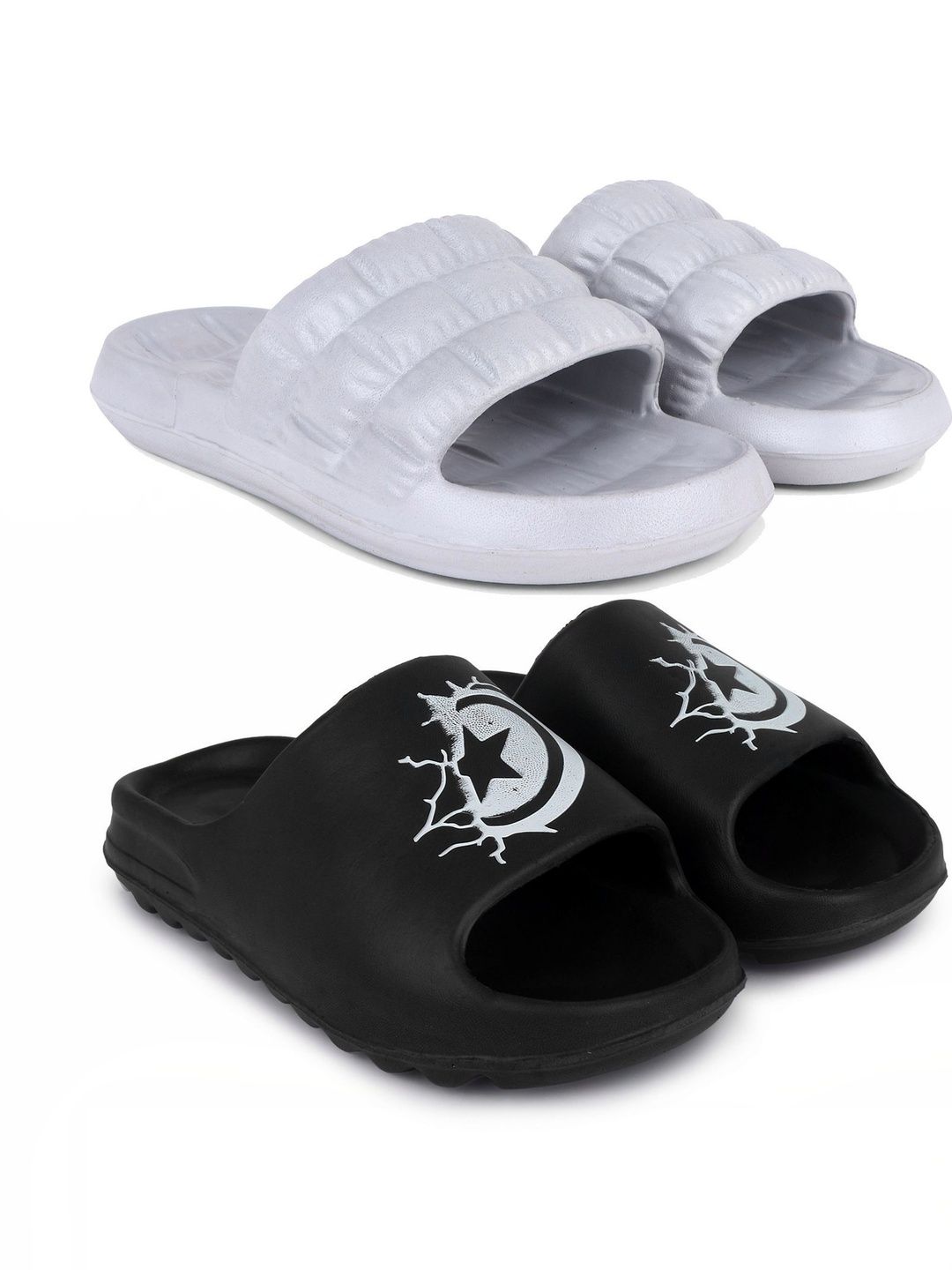 Pampy Angel Men Printed Sliders