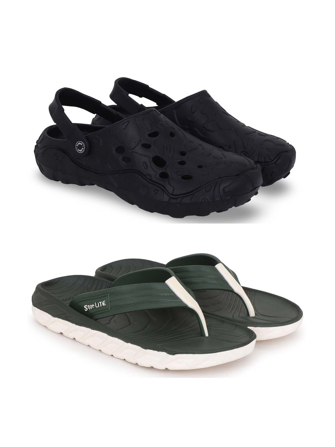 Pampy Angel Men Set Of 2 Thong Flip-Flops